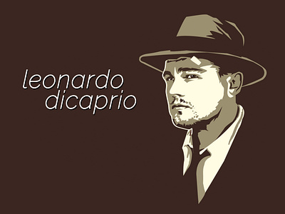 Leonardo DiCaprio Illustration design graphic design illustration