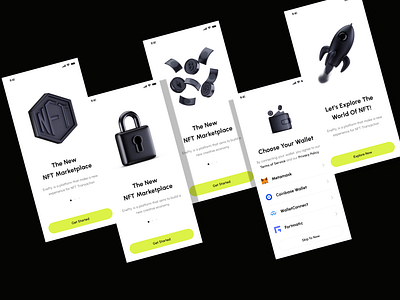 NFT Mobile App - Onboarding