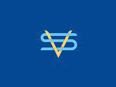 SV-Logo Type blue construct desig follow font graphic design guidelines logo s type v vector