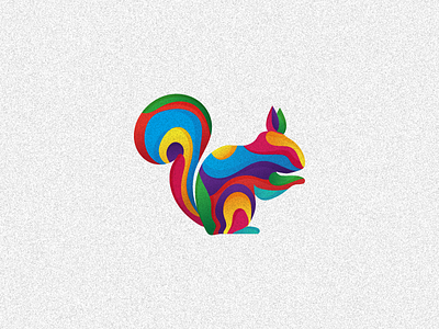 Animal Illustrations for Kids Clinic - 1 abstract colours design dribbble icon illustration kids logo shot squirell wallart