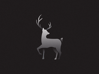 Reindeer Elk (Black&White) adobe blackandwhite deer design dribbble effects elk gfxmob illustration vector