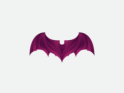 Bat Abstract abstract bat branding design follow gfxmob icon logo shot violet