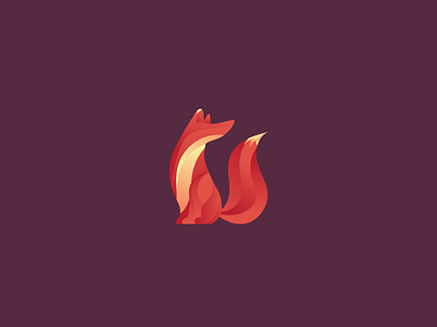 Red Fox adobe design dribbbler follow fox icon illustration logo red shot vector