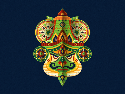 Kathakali with an abstract twist