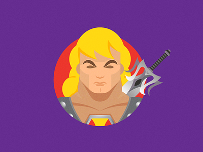 He-Man character creative design follow graphicdesign he man heman illustration logo mastersoftheuniverse shot