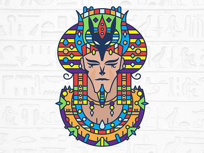 Seth design egypt follow gods illustration pharaoh seth shot vector