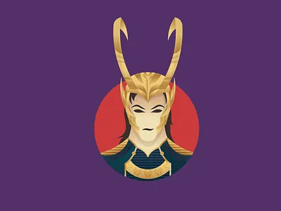 The God of Mischief asgard character design follow illustration loki marvel shot thor vector