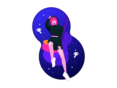 Music Girl illustration