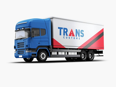 Логотип «Trans Customs» branding graphic design logo motion graphics ui