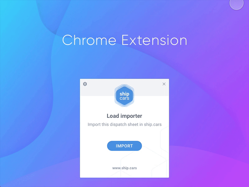 Chrome Extension chrome color extenson gradient interaction landing page ui ux web webdesign website