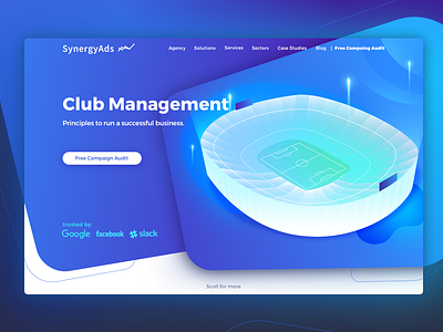 Club Management | Landing Page