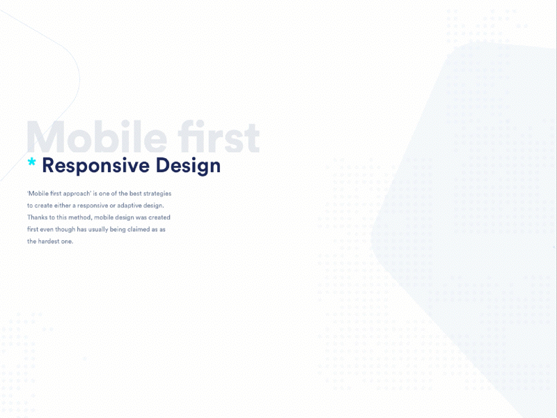 "Mobile First" approach | SynergyAds ux ui success landing site web webdesign app drawing gradient mobile illustration