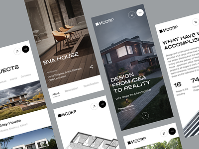 M-Corp - Architecture & Interior Design Company - Mobile