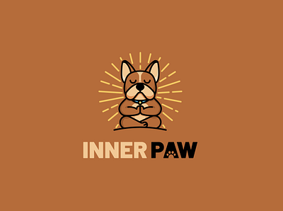 Find your inner paw dog dog food dog logo logo paw