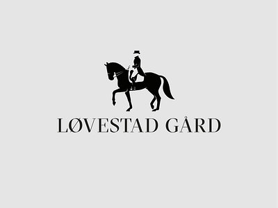 Horse dressage logo