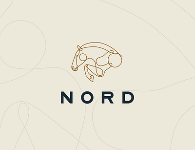 Nord riding centre logo branding equestrian equestrian logo farm horse horse logo logo nordic norway pony riding sport stable