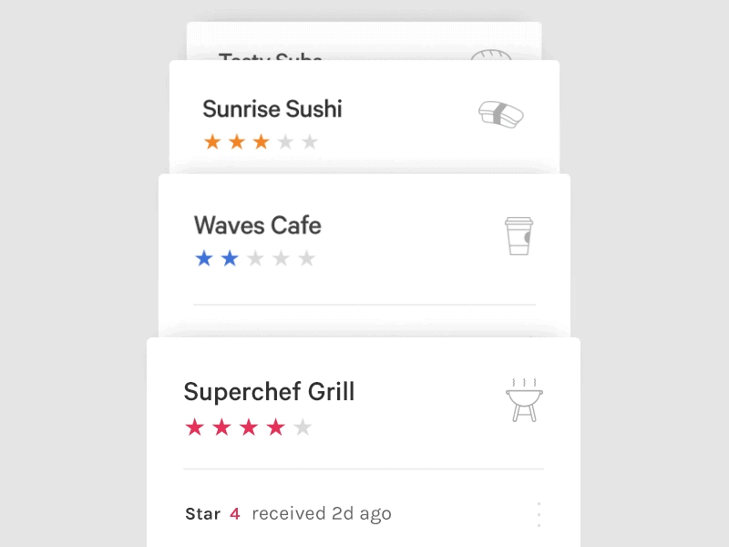 Loyalty App Design store food app experience design ui ios