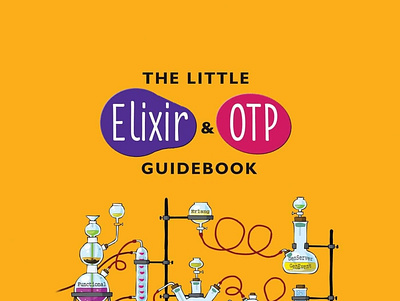 (EBOOK)-The Little Elixir & OTP Guidebook app book books branding design download ebook illustration logo ui