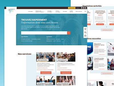 Website desktop mockups design desktop immigration informational sketch ui uidesign ux website