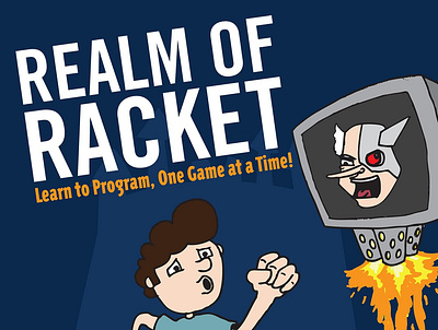 (EBOOK)-Realm of Racket: Learn to Program, One Game at a Time! app book books branding design download ebook illustration logo ui