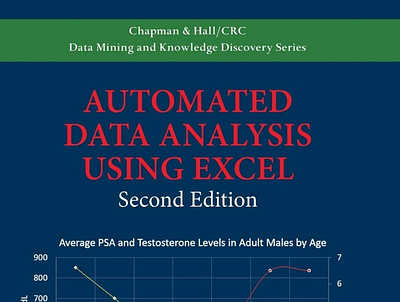 (BOOKS)-Automated Data Analysis Using Excel (Chapman & Hall/CRC app book books branding design download ebook illustration logo ui