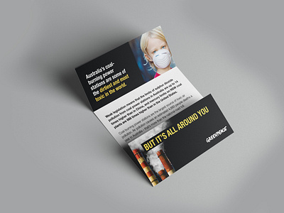 Greenpeace Campaign direct mail graphic design print design