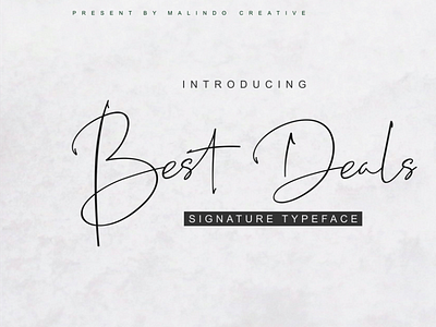 Best Deals – Free Signature Typeface free download free font freebie typeface typography