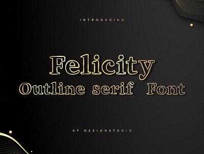 Felicity – Free Outline Font felicity font fonts free font freebie freebie font outline fonts type typeface typography