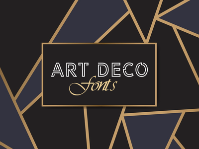 30+ Fabulous Art Deco Fonts for Design in Style art deco fonts fonts type typeface typography