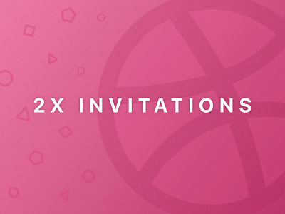 Dribbble Invitations