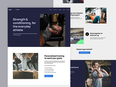 Willingfitness - Website design personal training ui ui design web web design website website design