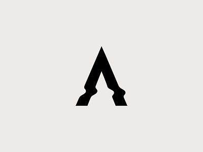Atlantic Magazine — Logo a logomark art atlantic branding caligraphy illustration letter lettering lettering art lettermark letterpress logo logofolio logotypes magazine minimal minimalist logo typography wave logo