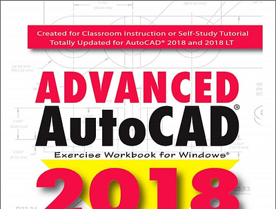 (DOWNLOAD)-Advanced AutoCAD® 2018: Exercise Workbook (Volume 1) app book books branding design download ebook illustration logo ui