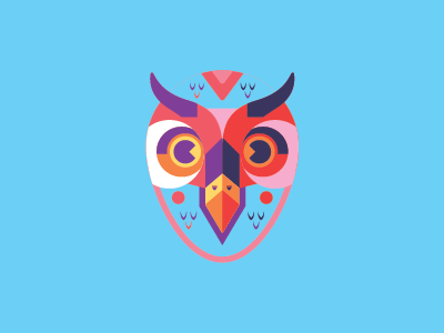 Rasmus ave bird buho fan art geometric hotline miami loco mask owl vector
