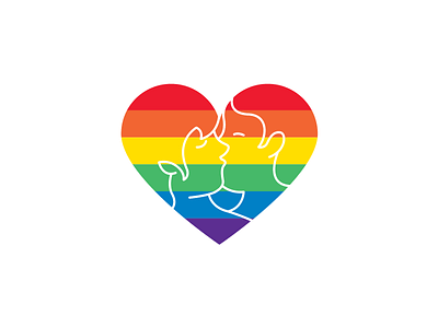 Love Wins clean colorful couple cute love love wins vector