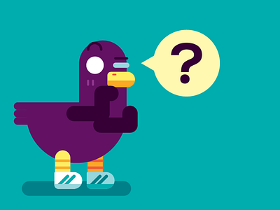 ? bird geometric purple vector