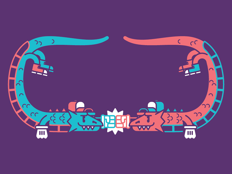 Dragones happy double dragon fan art videogame purple dragons bros cool geometric vector