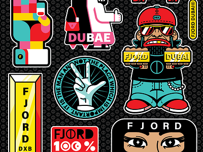 Equinox 2019 Stickers colors dubai fjord stickers