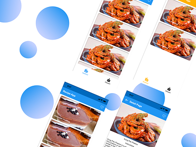 Restaurant App mobile design ui