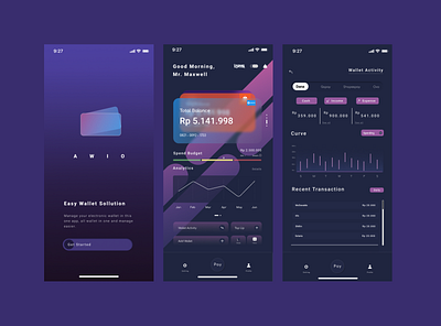 E-wallet App app branding design e wallet figma graphic design illustration logo typography ui ux vector wallet