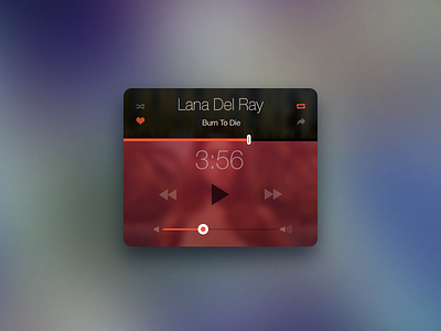 Music Player Widget (Free PSD) freebie music photoshop player psd widget