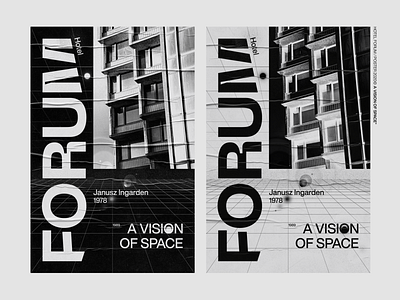 A3 Poster design. Hotel "Forum"