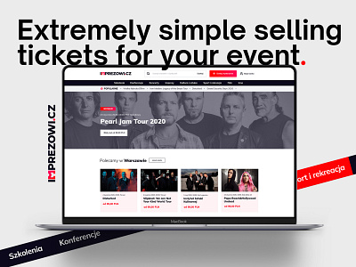 IMPREZOWI.CZ - Sell ticket (UI/UX) brand identity design event event branding logo design logotype minimal party ticket typography ui ux webdesing website