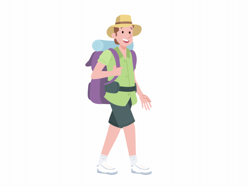 Character seamless walking cycle animation boy walk branding character run character walk graphic design man walking motion graphics run seamless walk tourist tourist walk vector character walk vector walk walk walking