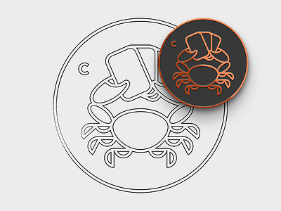 Achievement badge badge crab pip
