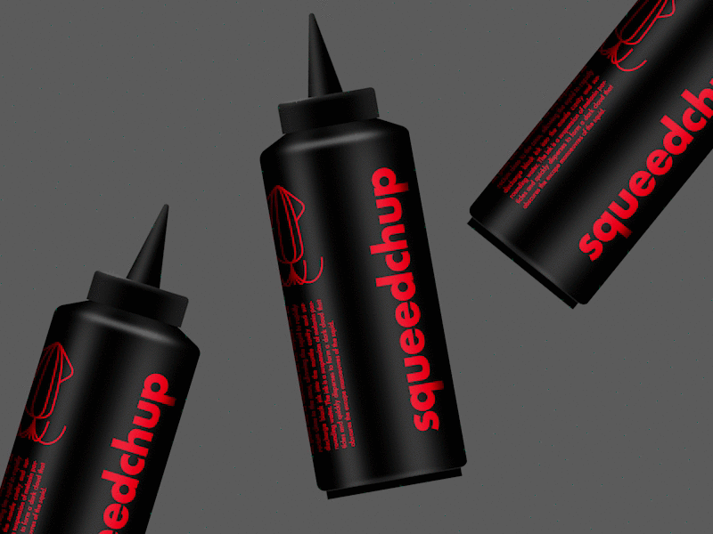 Squeedchup bottle bottle motion motion design package packagedesign