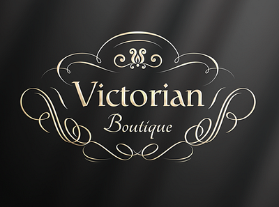 Victorian - Elegant Logo beauty logo beauty salon boutique brand identity branding elegant logo fashion feminine logo identity luxury logo monogram ornate logo personal branding vintage logo