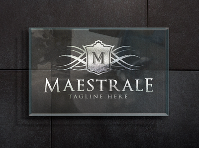 Maestrale - Luxury Vintage Logo boutique logo brand identity branding broker elegant logo fashion hotel luxury logo monogram personal branding real estate realtor agency vintage logo