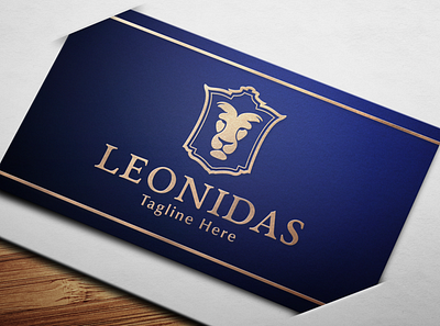 Leonidas - Lion Logo Branding agency brand identity branding broker elegant logo hotel lion head lion logo luxury logo personal branding real estate realtor