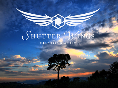 Shutter Wings - Photography Logo Branding brand identity branding camera logo elegant logo luxury logo personal branding photographer logo photography logo shutter logo